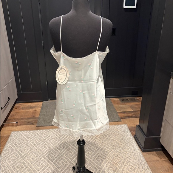 Vintage Deadstock Avon Private Treasures Floral Satin Lace Slip L - Picture 4 of 6